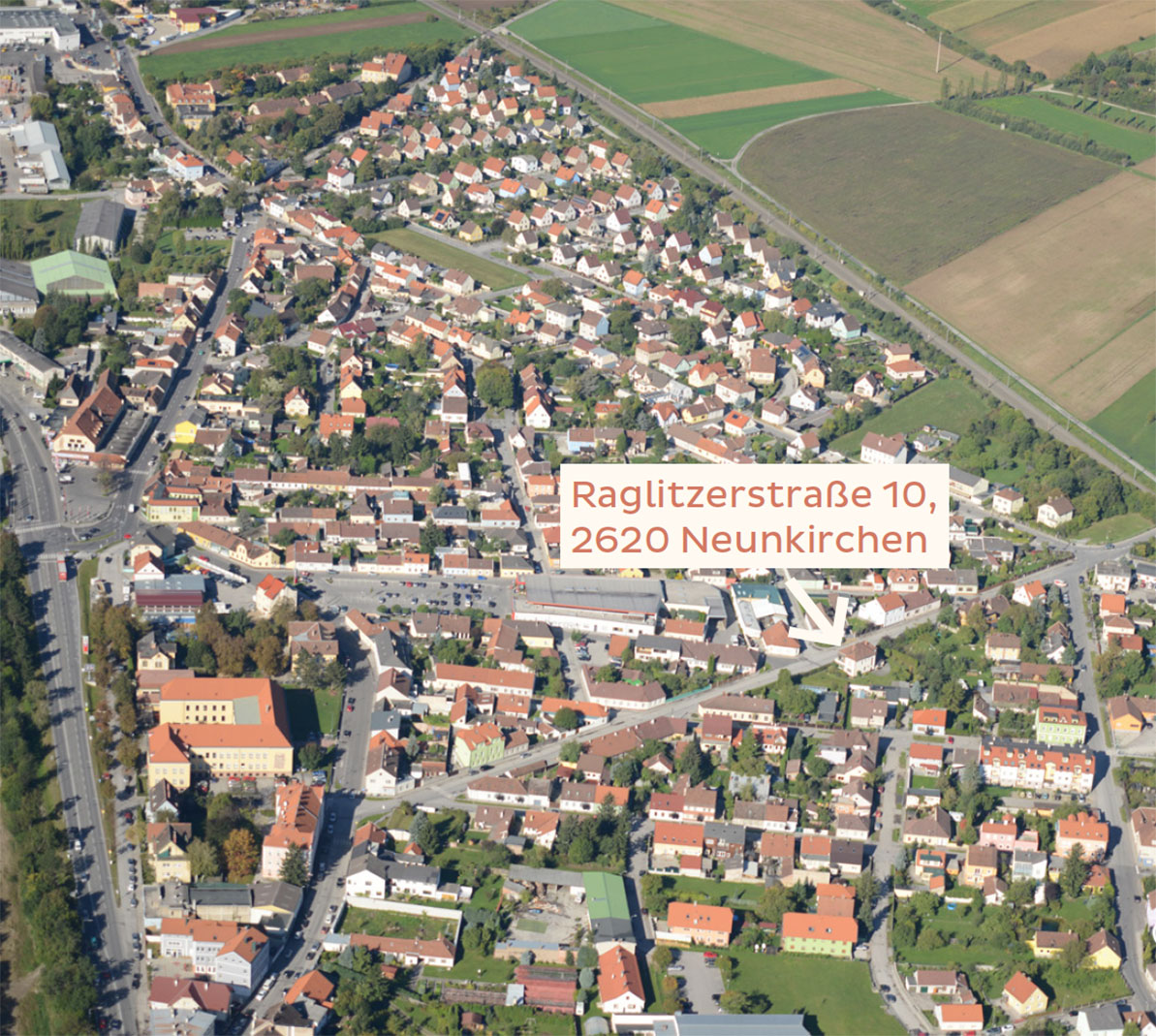 Luftbild Neunkirchen © Hubert Weninger