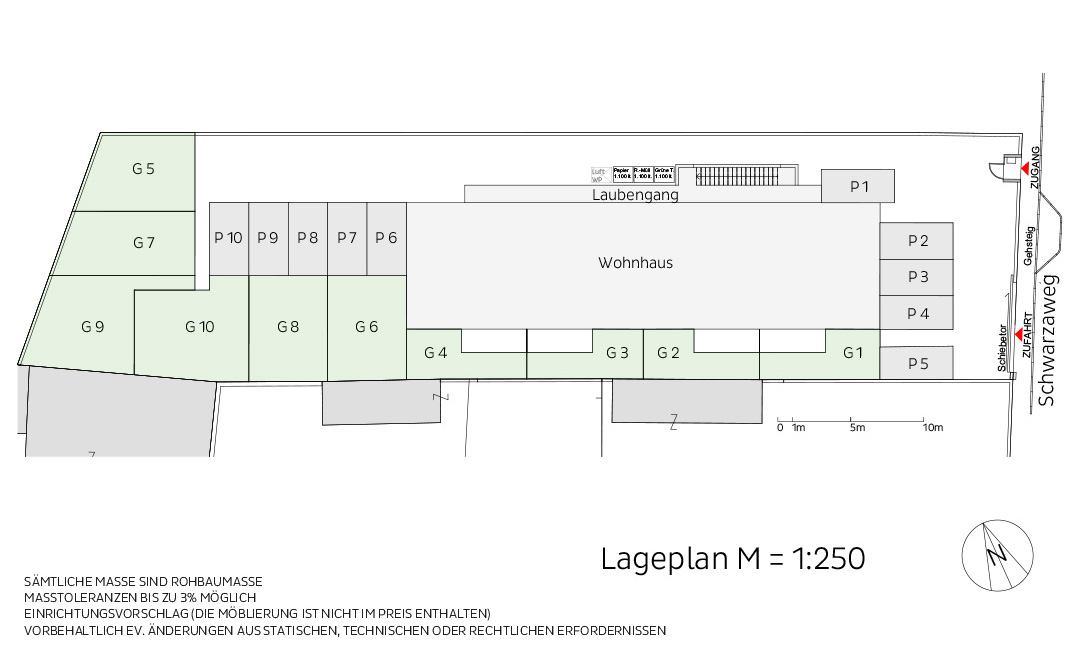 Lageplan schwarzaweg-ternitz